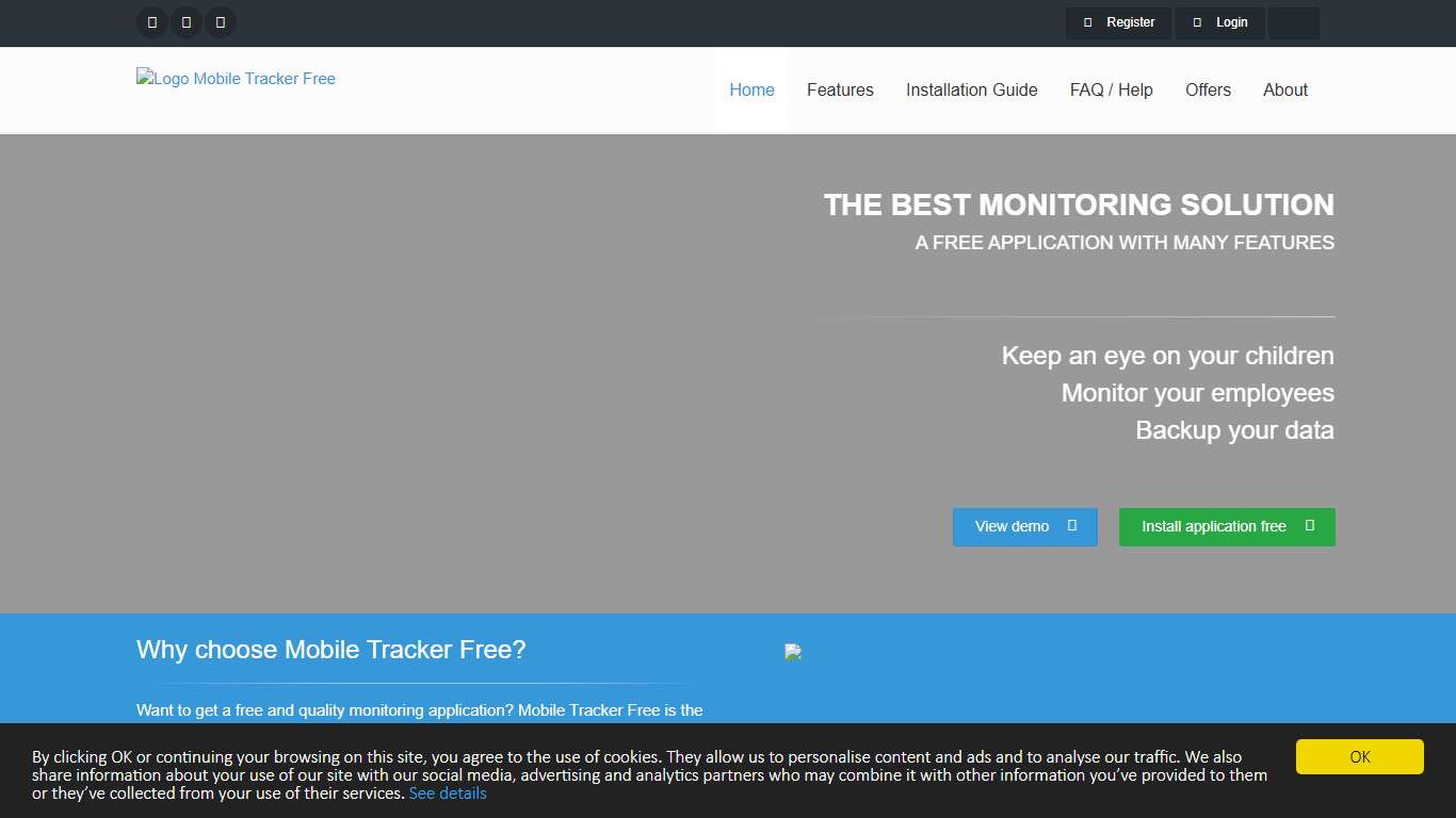 Mobile Tracker Free Cell Phone Tracker App Monitoring App for Android Smartphone